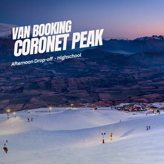 Van Booking - Coronet Peak PM Drop-off Highschool